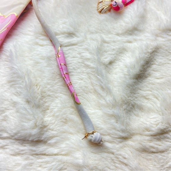 NWT Beach Riot soleil golden hibiscus floral cheeky bikini bottoms 12812 - Picture 11 of 13